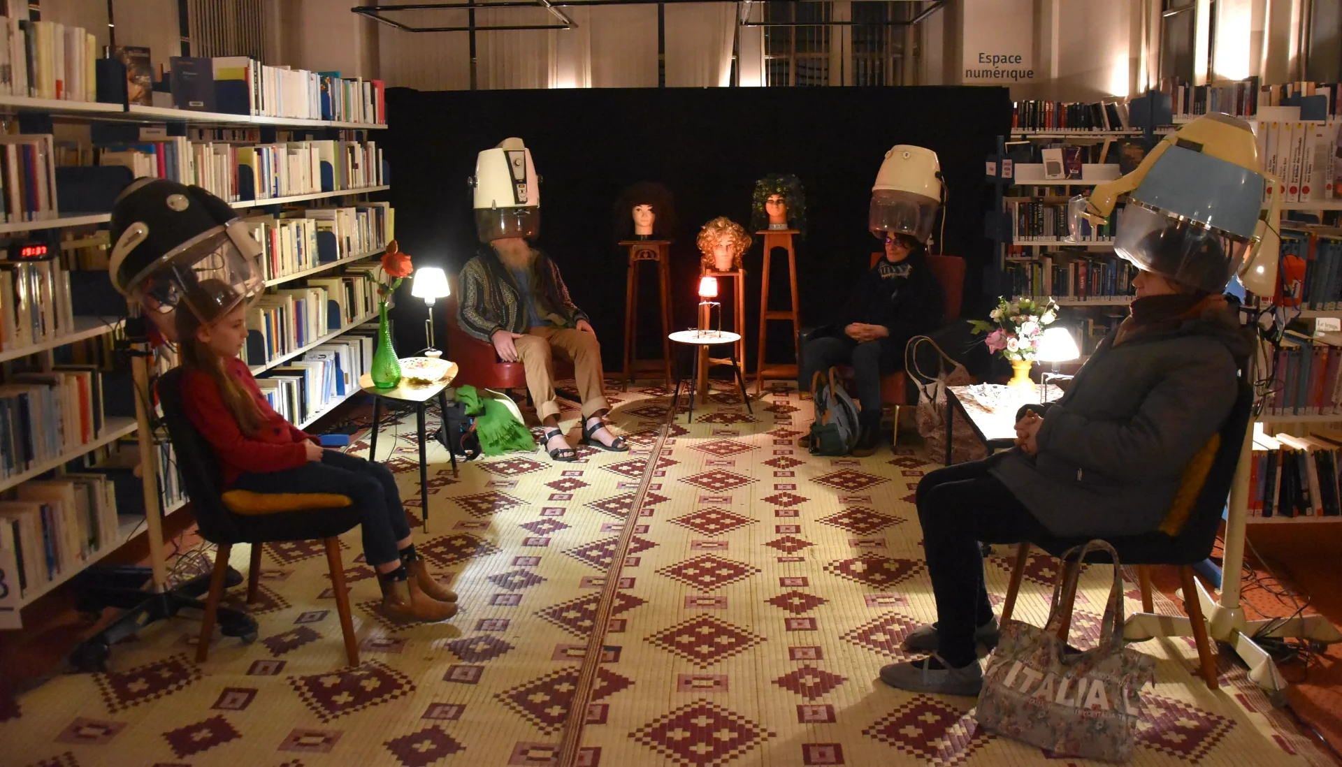 Mise en plis de rêve, Installation sonore